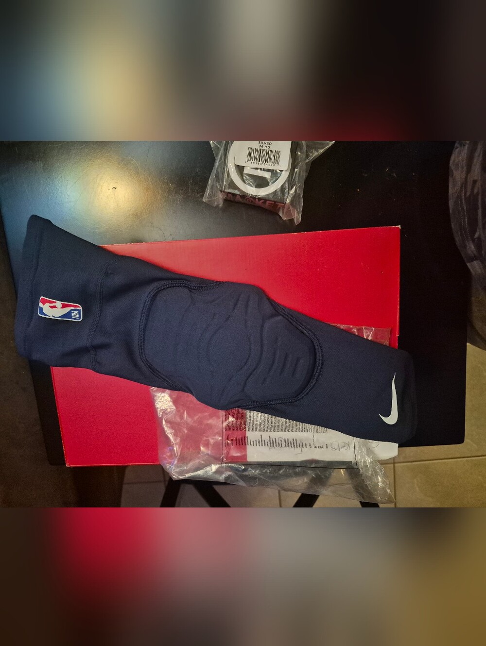 Men's NIKE Padded Compression Sleeve - Navy